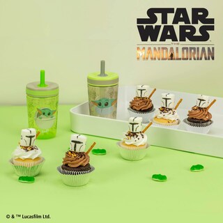 Foto 7 | Foto 7 | Vasos Para Niños Pequeños Zak Designs Star Wars The Mandalorian 450 Ml Paquete De 2 - Venta Internacional.