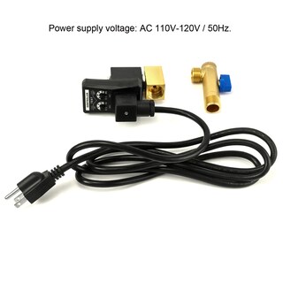 Foto 2 | Foto 2 | Válvula Automática De Drenaje De Condensado Temporizada Qwork 1/2 Ac 110 V - Venta Internacional.