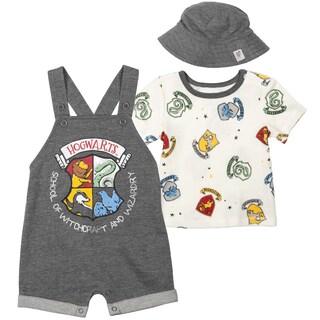 Foto 1 | Foto 1 | Conjunto Harry Potter Para Bebés Niño 3-6 Meses De 3 Piezas: Overol Camiseta Y Sombrero - Venta Internacional.