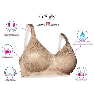 Foto 6 | Foto 6 | Bra Playtex Ultimate Lift Wireless Con Cobertura Total De 18 Horas - Venta Internacional.