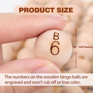 Foto 2 | Foto 2 | Bolas De Bingo Gse Games & Sports Expert De Repuesto De Madera - Venta Internacional.