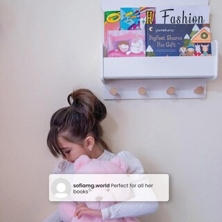 Foto 6 | Foto 6 | Estante De Pared Delta Children Brannan Bear En Verde Salvia 45x13x47 Cm - Venta Internacional.