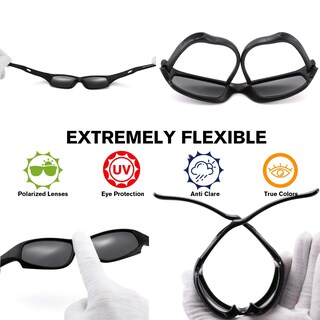 Foto 4 | Foto 4 | Gafas De Sol Pro Acme Deportivas Polarizadas Irrompibles Para Niños Paquete De 3 - Venta Internacional.