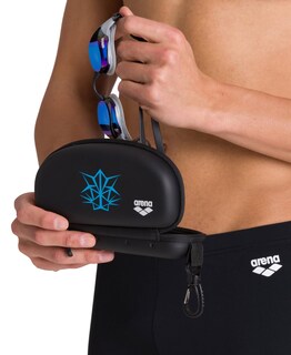 Foto 5 | Foto 5 | Funda Protectora Para Gafas De Natación Arena Tapa Dura Con Clip Color Negro - Venta Internacional.