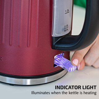 Foto 7 | Foto 7 | Hervidor Eléctrico Ovente 1.7 L 1750 W Con Apagado - Venta Internacional.