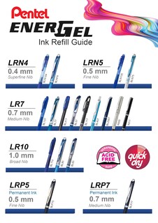 Foto 5 | Foto 5 | Recarga De Tinta Pentel Energel Pro 0.7mm Línea Media Azul Paquete De 12 - Venta Internacional.