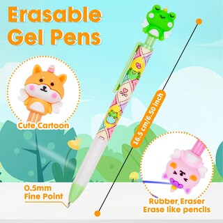 Foto 4 | Foto 4 | Bolígrafos De Gel Borrables Yoytoo 8 Colores Retráctiles Punta Fina 0.5mm - Venta Internacional.