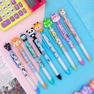 Foto 5 | Foto 5 | Bolígrafos De Gel Borrables Yoytoo 8 Colores Retráctiles Punta Fina 0.5mm - Venta Internacional.