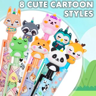 Foto 6 | Foto 6 | Bolígrafos De Gel Borrables Yoytoo 8 Colores Retráctiles Punta Fina 0.5mm - Venta Internacional.