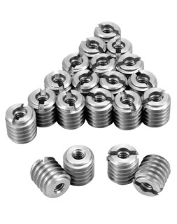 Foto 6 | Foto 6 | Qwork Inserto Roscado De Acero Inoxidable 10-24 Paquete De 20 1.27 Cm - Venta Internacional.