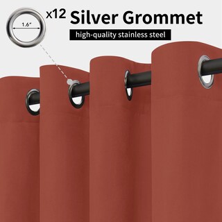 Foto 2 | Foto 2 | Cortina Para Exterior Easy-going 280x244 Cm Impermeable Roja Terra - Venta Internacional.