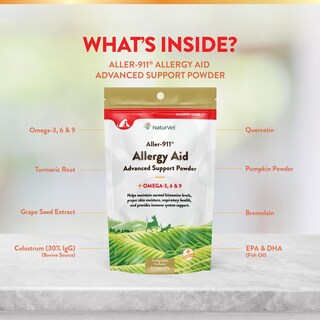 Foto 5 | Foto 5 | Suplemento Naturvet Aller-911 Advanced Aller-911 Para Alérgicos 250 Ml - Venta Internacional.