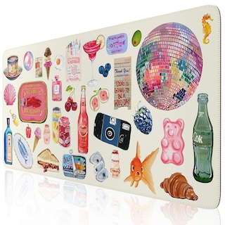 Foto 1 | Foto 1 | Icasso Alfombrilla Grande Para Escritorio 90x40 Cm Antideslizante Acuarela - Venta Internacional.