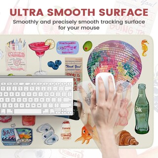 Foto 3 | Foto 3 | Icasso Alfombrilla Grande Para Escritorio 90x40 Cm Antideslizante Acuarela - Venta Internacional.