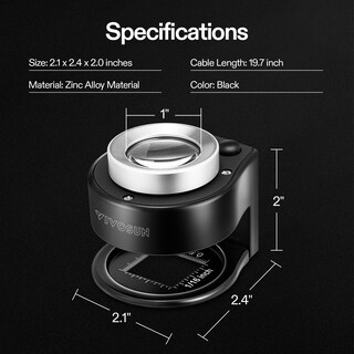 Foto 2 | Foto 2 | Lupa Recargable Vivosun 30x Con Luz Led Uv - Venta Internacional.