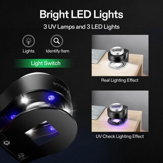 Foto 3 | Foto 3 | Lupa Recargable Vivosun 30x Con Luz Led Uv - Venta Internacional.