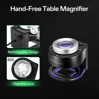 Foto 4 | Foto 4 | Lupa Recargable Vivosun 30x Con Luz Led Uv - Venta Internacional.