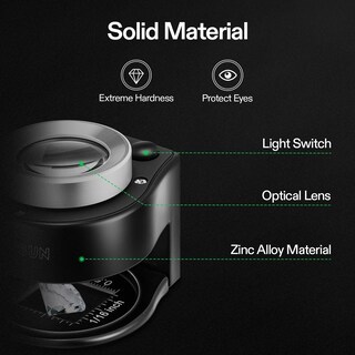 Foto 6 | Foto 6 | Lupa Recargable Vivosun 30x Con Luz Led Uv - Venta Internacional.