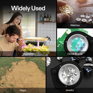 Foto 7 | Foto 7 | Lupa Recargable Vivosun 30x Con Luz Led Uv - Venta Internacional.