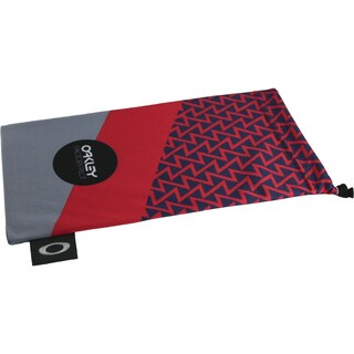 Foto 1 | Foto 1 | Funda Para Gafas De Sol Oakley Microbag Estampada En Rojo Francés Y Gris - Venta Internacional.