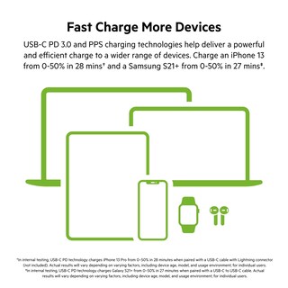 Foto 3 | Foto 3 | Cargador De Pared Belkin Boostcharge Pro 45 W Dual Usb-c Gan - Venta Internacional.