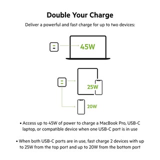 Foto 4 | Foto 4 | Cargador De Pared Belkin Boostcharge Pro 45 W Dual Usb-c Gan - Venta Internacional.