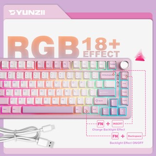 Foto 6 | Foto 6 | Teclado Mecánico Inalámbrico Yunzii B75 Pro Layout 75% Rgb - Venta Internacional.