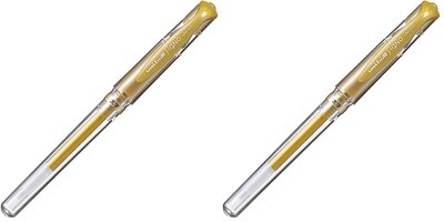 Foto 1 | Foto 1 | Bolígrafo De Gel Uni Signo Bold 1.0mm Dorado Paquete De 2 - Venta Internacional.