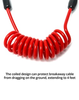 Foto 5 | Foto 5 | Qwork Cable De Emergencia Para Remolque Paquete De 4 Acero Enrollado De 1 2 M - Venta Internacional.