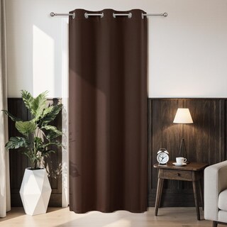 Foto 1 | Foto 1 | Cortina Joydeco Blackout Para Puerta Privacidad 102x198 Cm Chocolate - Venta Internacional.