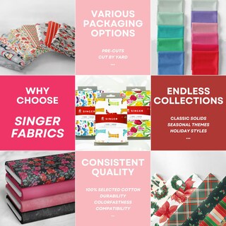 Foto 4 | Foto 4 | Tela De Algodón Singer Con Flores Blancas Pequeñas Sobre Fondo Amarillo Por Metro - Venta Internacional.