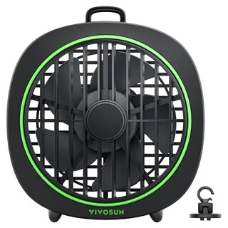 Foto 1 | Foto 1 | Ventilador Eléctrico Vivosun Aerowave D4 De 10 Cm Con Clip 3 Velocidades Negro - Venta Internacional.
