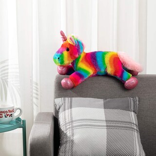 Foto 5 | Foto 5 | Peluche Hollyhome Unicornio De Peluche Arcoíris 40 Cm Para Niñas - Venta Internacional.