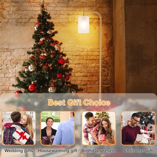 Foto 6 | Foto 6 | Lámpara De Pie Dinglilighting Dorada Con Vidrio Esmerilado 120v 8w Led - Venta Internacional.