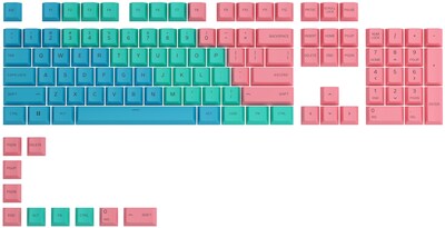 Foto 1 | Foto 1 | Conjunto De Keycaps Glorious Gpbt Sublimados En Tinta Pastel De 114 Teclas - Venta Internacional.