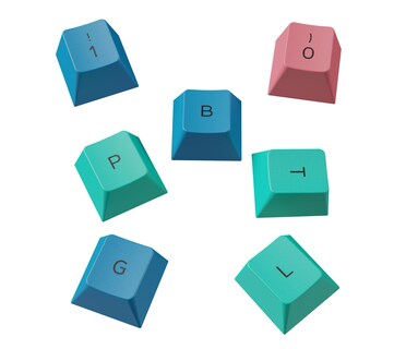 Foto 5 | Foto 5 | Conjunto De Keycaps Glorious Gpbt Sublimados En Tinta Pastel De 114 Teclas - Venta Internacional.