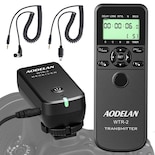 Control Remoto Inalámbrico De Disparador Aodelan Wtr-2 Con Temporizador Y Pantalla Lcd Alcance 60 M - Venta Internacional.