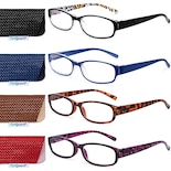 Lentes Para Lectura Mujer 4 Pares Con Filtro De Luz Azul Aumento 1.5 - Venta Internacional.
