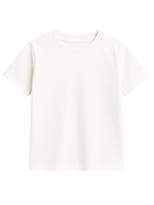 Playera Niño Zyro Kids Modelo 1006 Blanco Básica Ligera
