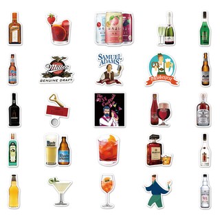 Foto 2 | Foto 2 | Pegatinas Impermeables Para Botellas De Vino Con Grafiti 67 Unidades/lote - Venta Internacional.