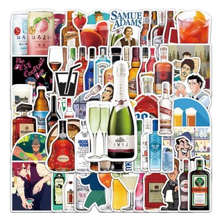 Foto 4 | Foto 4 | Pegatinas Impermeables Para Botellas De Vino Con Grafiti 67 Unidades/lote - Venta Internacional.