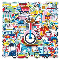 Pegatinas De Transporte Vinilo Impermeable Grafiti 50 Unidades - Venta Internacional.