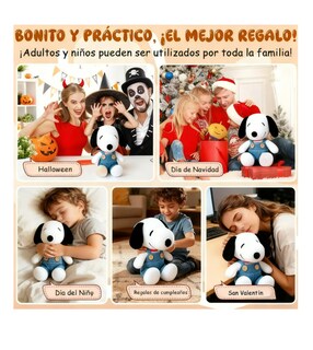 Foto 4 | Foto 4 | Snoopy Peluche 25cm Con Overol De Mezclilla
