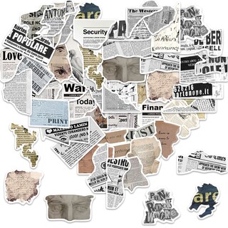 Foto 2 | Foto 2 | Pegatinas Con Fragmentos De Texto Vinilo Graffitis Impermeables (50 Unidades) - Venta Internacional.