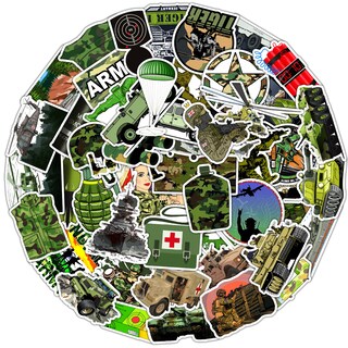 Foto 2 | Foto 2 | Pegatinas Militares De Vinilo Impermeable Para Ventilador 50 Unidades/lote - Venta Internacional.