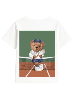 Foto 2 | Foto 2 | Playera Tenis Oso Blanca Zyro Kids 1003