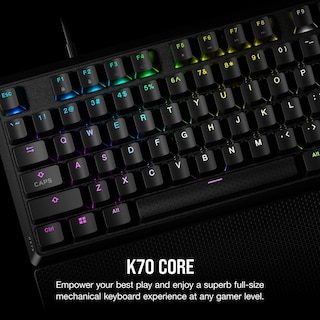 Foto 2 | Foto 2 | Teclado Mecánico Gamer Corsair K70 Core RGB Negro - Venta Internacional