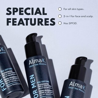 Foto 4 | Foto 4 | Crema Facial Hidratante Alma K Antienvejecimiento Spf 30 60 Ml Para Hombres - Venta Internacional.