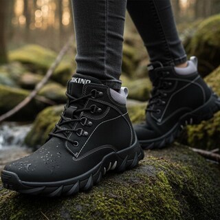 Foto 3 | Foto 3 | Bota Para Mujer Casual Senderismo Rokino 3453 Negro Estilo Trekking