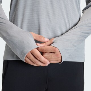 Foto 5 | Foto 5 | Playera Adi365 Running Essentials Manga Larga Adidas Gris Hombre